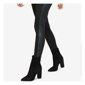 Bar III Faux Leather Contrast Leggings